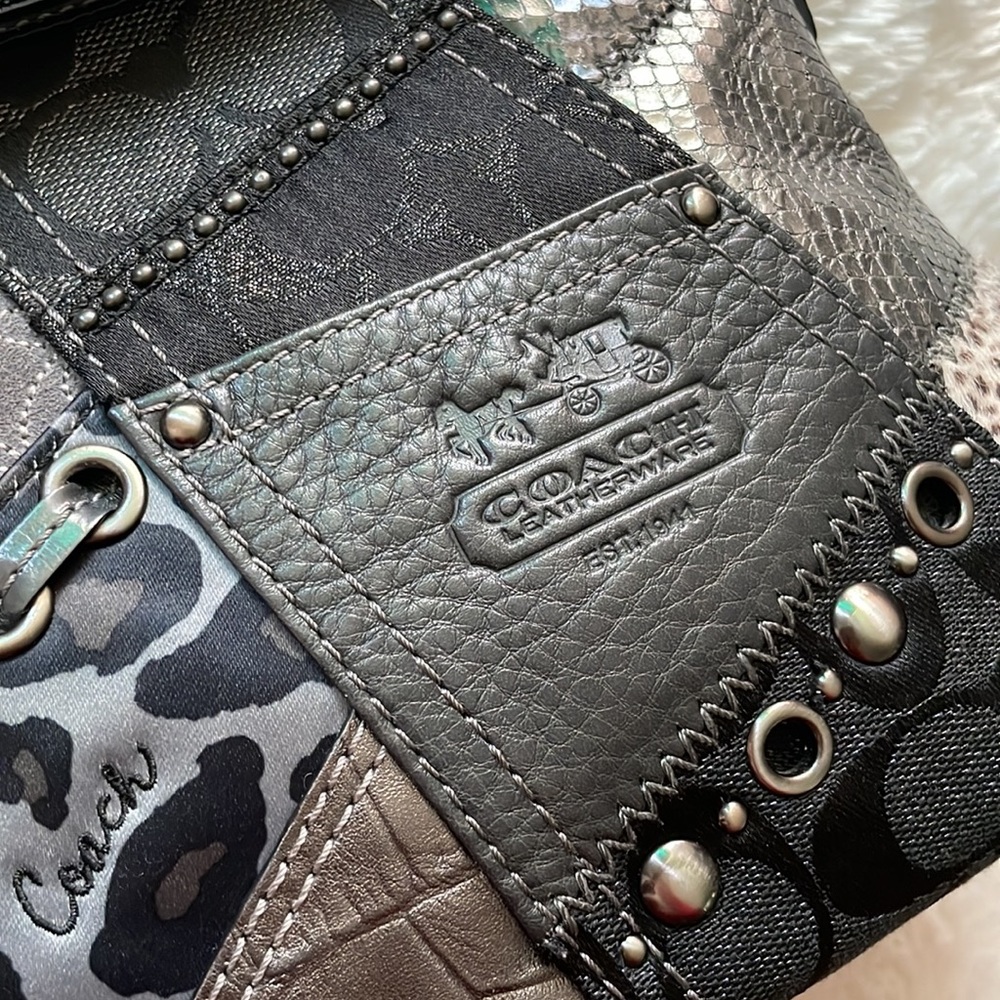 Y2K Mini Coach Patchwork Purse - Picture 11 of 16
